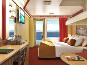 Carnival-cruise-line-Carnival-dream-schip-cruiseschip-categorie 8S-8P-Cloud-9-Spa-balkonhut
