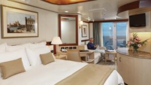 Cunard-Queen Elizabeth-schip-Cruiseschip-Categorie P1-P2-Princess Suite