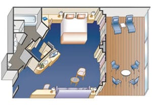 Princess-cruises-grand-star-princess-schip-cruiseschip-categorie S2-S3-S4-S6 Owner suite-Penthouse suite-Vista Suite met balkon-diagram