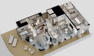 Crystal Cruises-Crystal Endeavor-schip-Cruiseschip-Categore EP-Expedition Penthouse-diagram