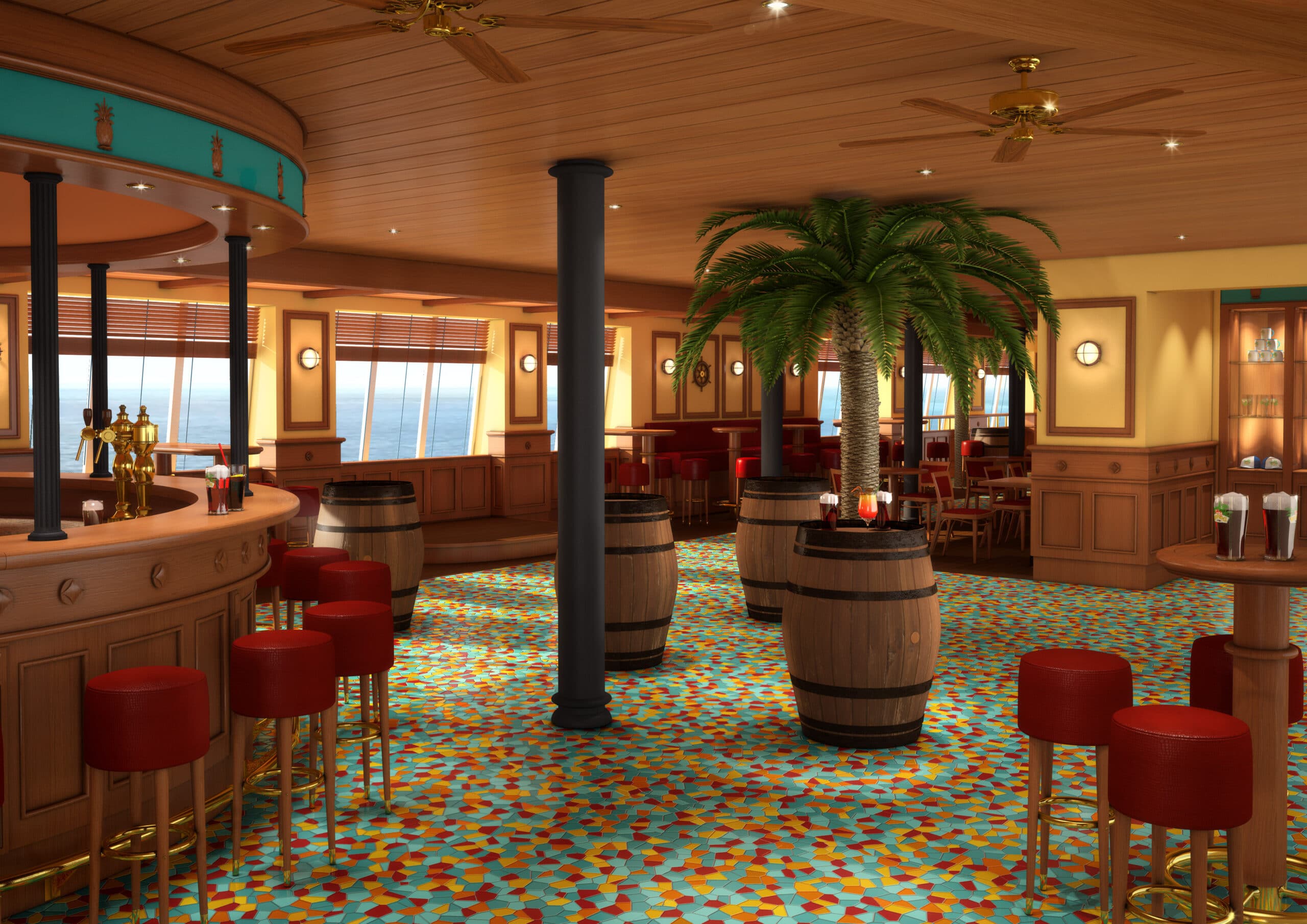 Cruiseschip-Carnival Radiance-Carnival-RedFrog Bar