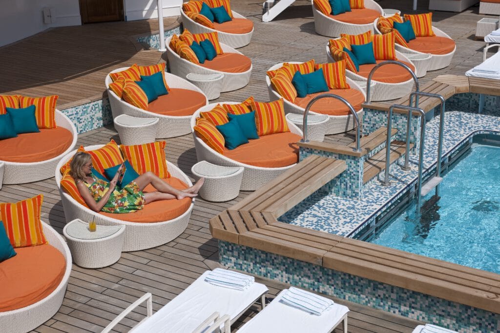 Cruiseschip-Crystal Serenity-Crystal Cruises-Pool