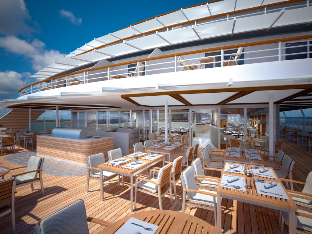 Cruiseschip-Hanseatic Nature-Hapag-Lloyd Cruises-Lido Deck