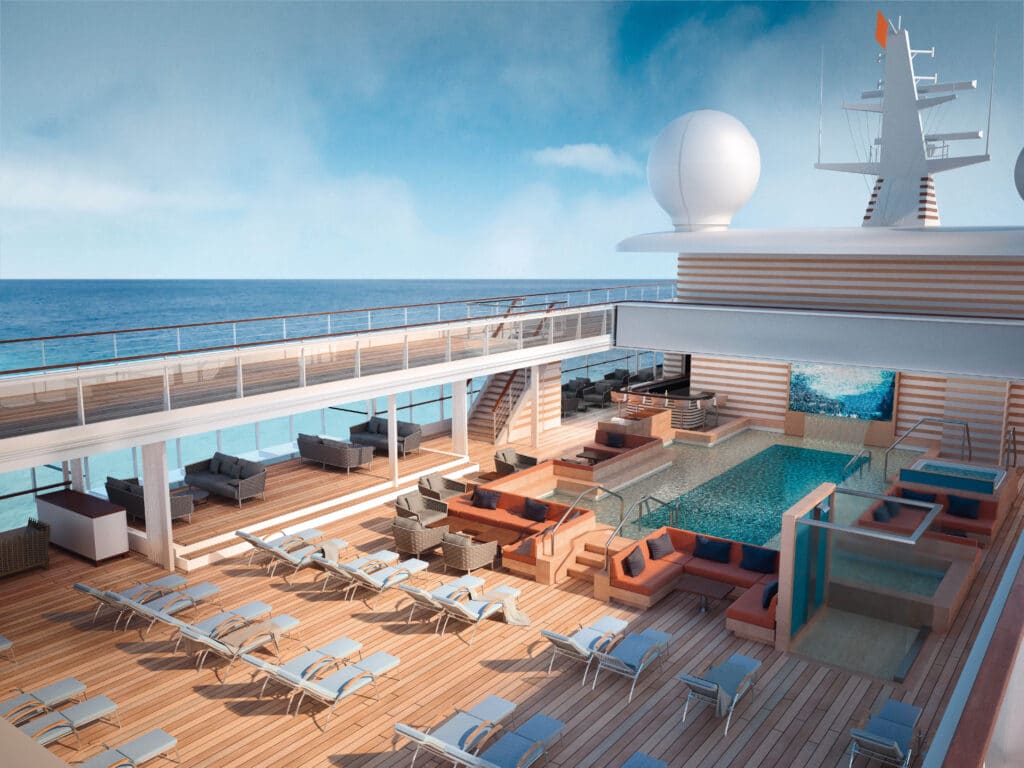 Cruiseschip-Hanseatic Nature-Hapag-Lloyd Cruises-Pool Deck