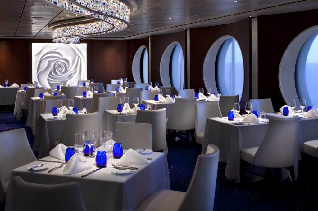 Cruiseschip-Celebrity Infinity-Celebrity Cruises-Restaurant Blu