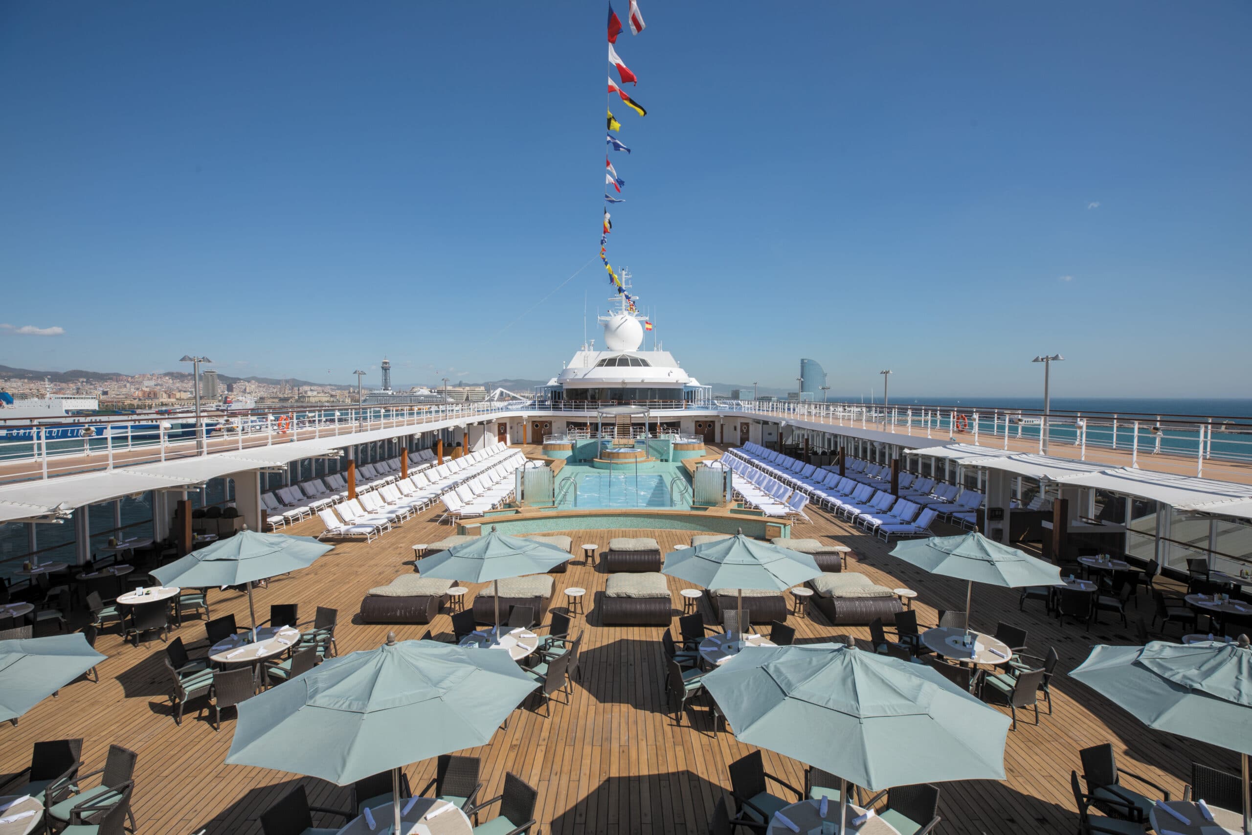 Cruiseschip-Seven Seas Mariner-Regent Seven Seas Cruises-Pool Deck