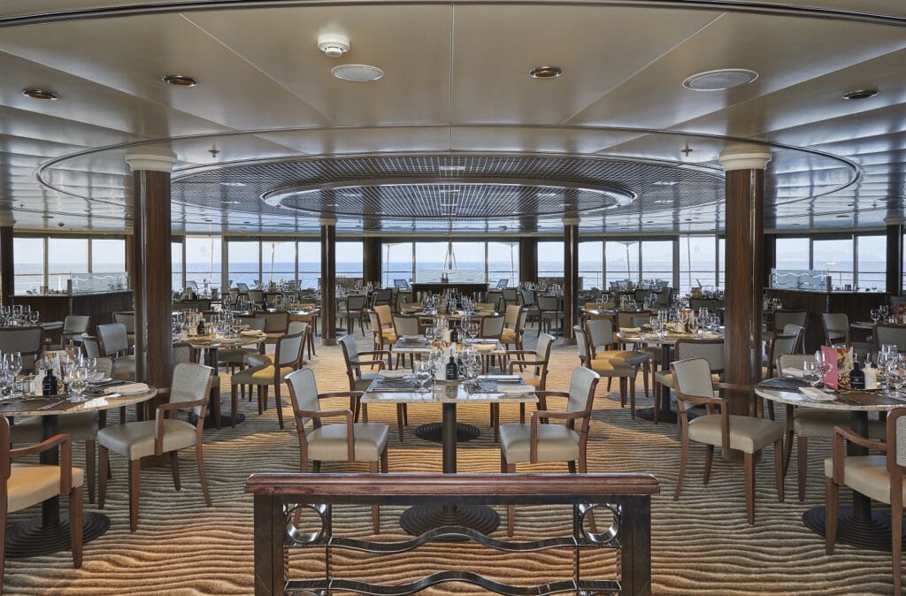 Cruiseschip-Silver Shadow-Silversea Cruises-Restaurant La Terrazza