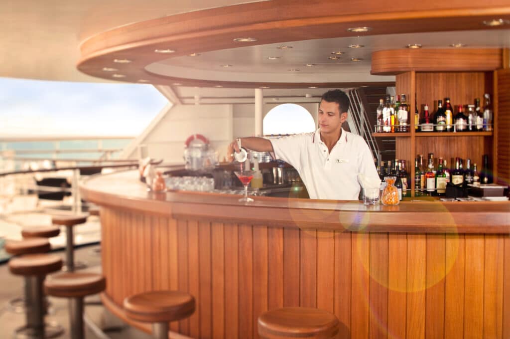Cruiseschip-Seabourn Sojourn-Seabourn Cruise Line-Sky Bar