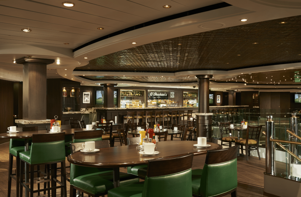 Cruiseschip-Norwegian Dawn-Norwegian Cruise Line-Restaurant O'Sheenan's