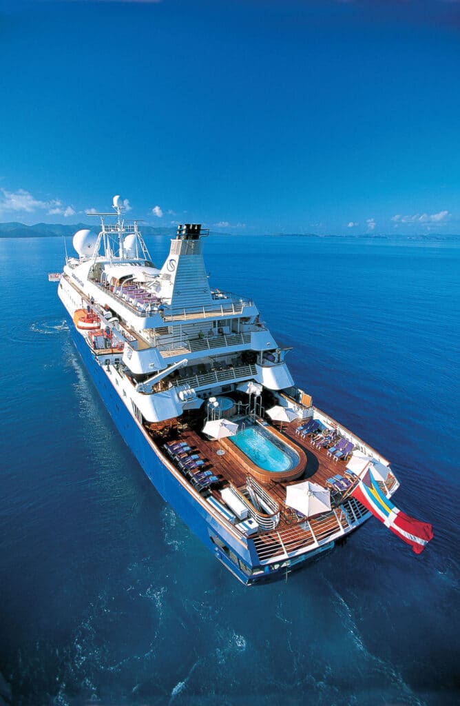 Cruiseschip-SeaDream I-Seadream Yacht Club-Achterdeck