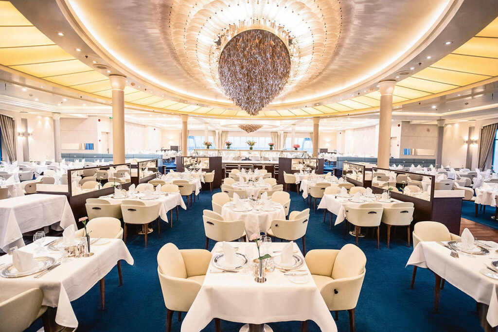 Cruiseschip-MS Europa-Hapag Lloyd-Restaurant