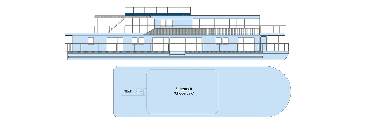 Rivierschip-CroisiEurope-African Dream-Cruise-Dekkenplan-Zonnedek