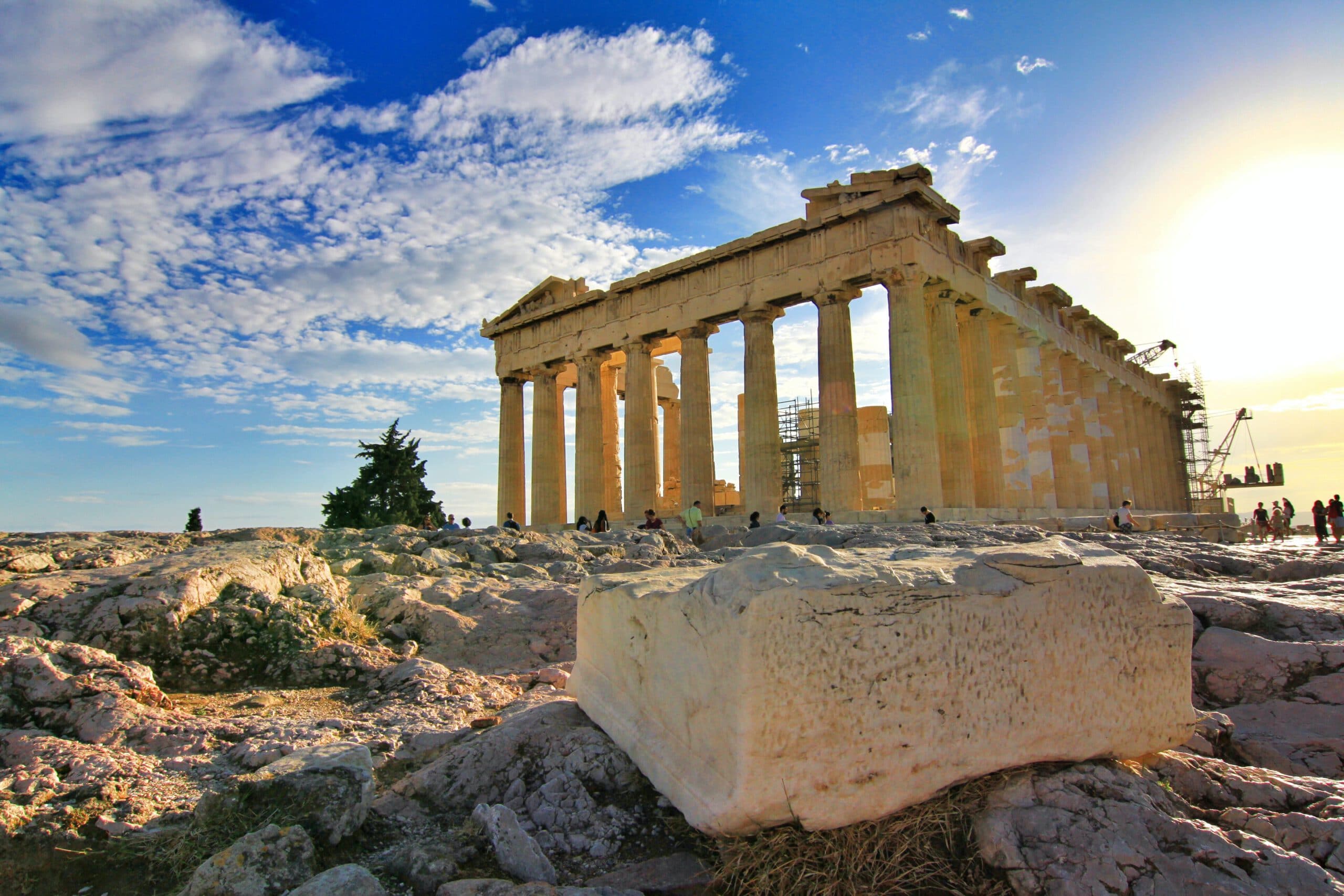 Griekenland-Athene-Pireaus-cruise-haven-Acropolis