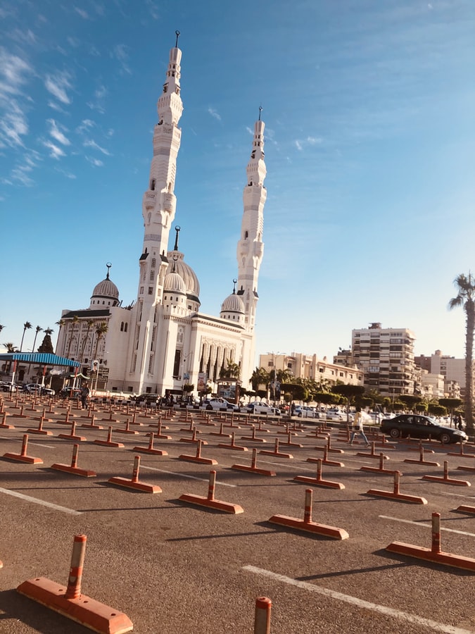 Egypte-port-said-moskee-architectuur